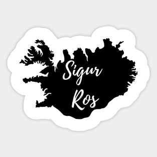 Sigur Ros Dark Iceland Sticker